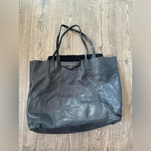 Givenchy Antigona Shopper Leather Large- Midnight Navy - Picture 2 of 9